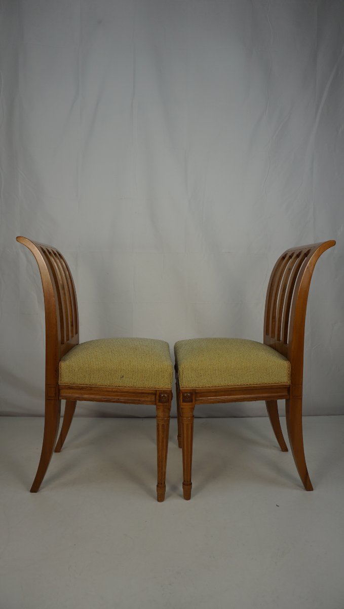 Set Of 6 Louis XVI Chairs-photo-4