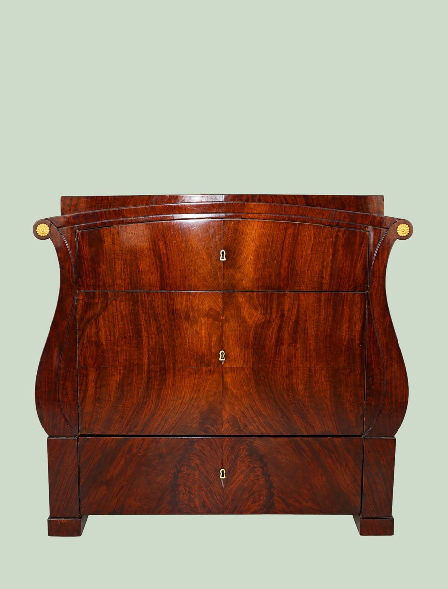 Empire-lyra Mahogany Chest Of Drawers