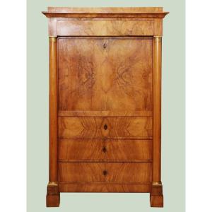 Secrétaire Biedermeier en Noyer