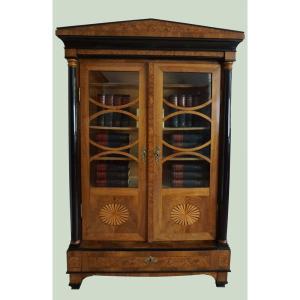 Vitrine à livres Biedermeier