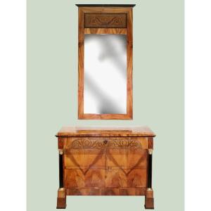 Ensemble Biedermeier en noyer
