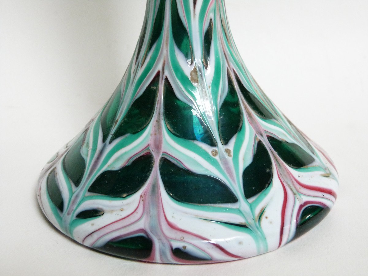 Soliflore Vase In Murano Glass Atelier Salviati-photo-2