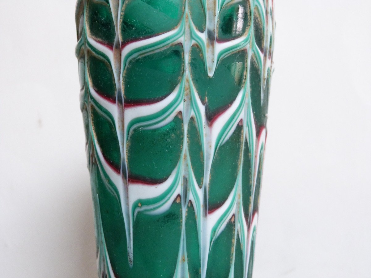 Soliflore Vase In Murano Glass Atelier Salviati-photo-2