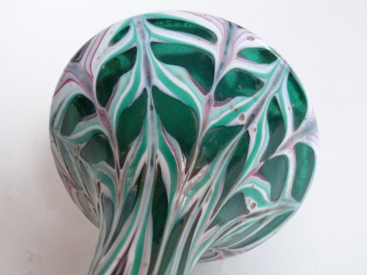 Soliflore Vase In Murano Glass Atelier Salviati-photo-6