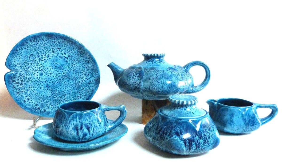 Emile Decœur Pour Rosalba Service à Thé Art Nouveau Art Déco 