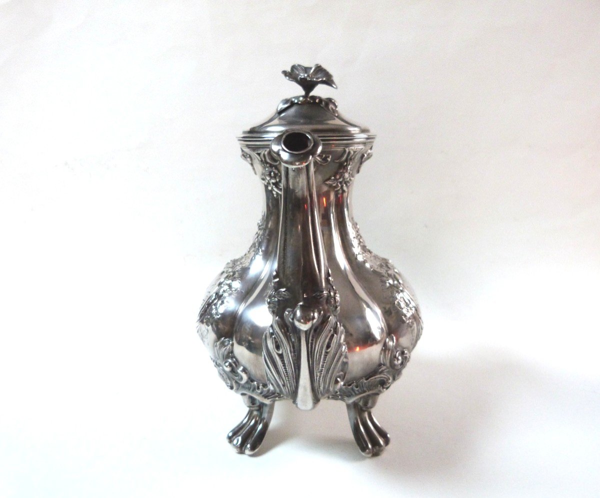 Debain Jug Sterling Silver Napoleon III 19th -photo-3