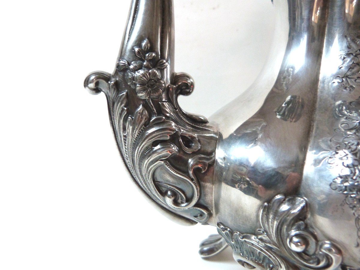 Debain Jug Sterling Silver Napoleon III 19th -photo-4