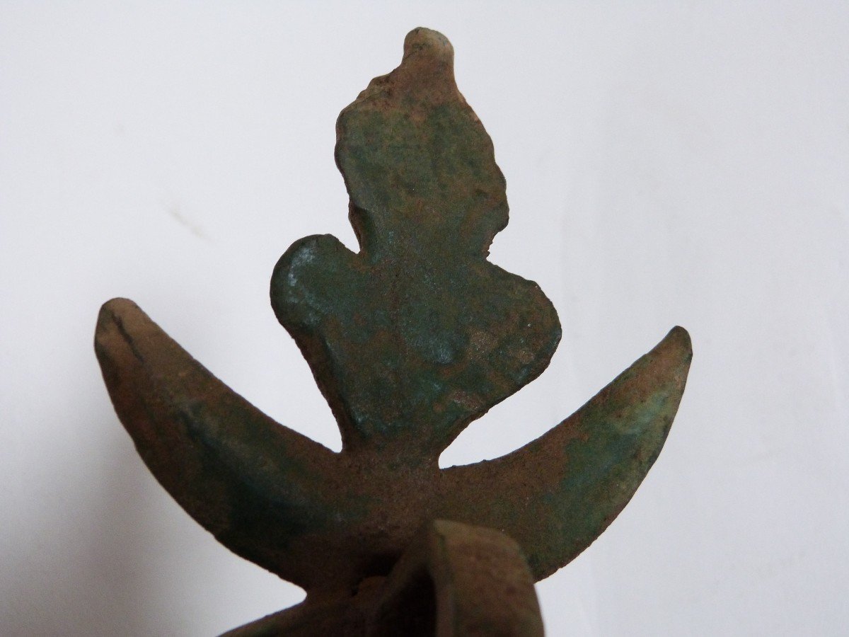 Bronze Oil Lamp Italy Grand Tour In The Style Of Antique-photo-4