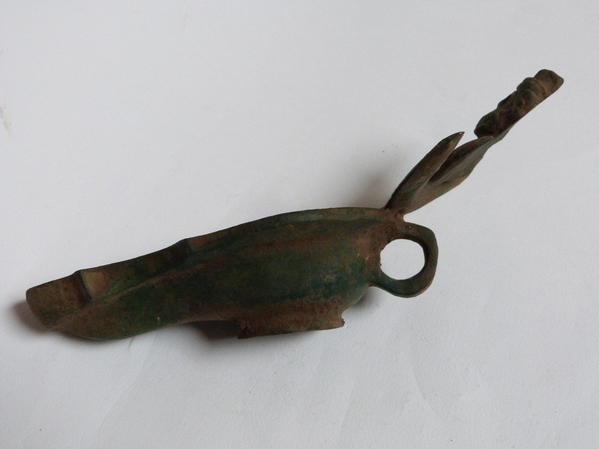 Bronze Oil Lamp Italy Grand Tour In The Style Of Antique-photo-5