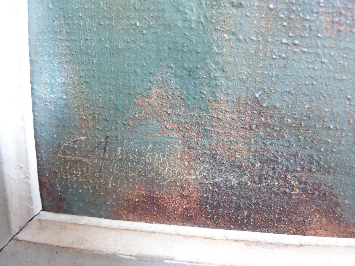 Portrait Of Young Man Oil On Panel Signed Stevens 1957-photo-2