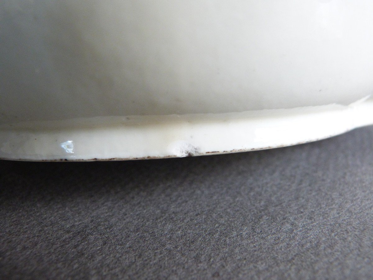 Chantilly Soft Porcelain Sugar Bowl 18th Louis XV Period -photo-8