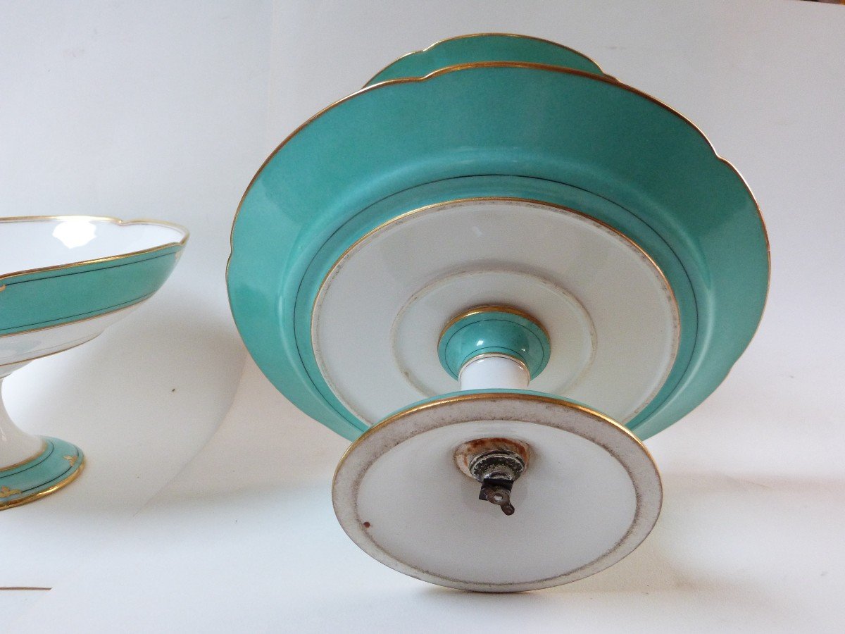 Paris Porcelain Dessert Service With Castelnau Family Coat Of Arms -photo-5
