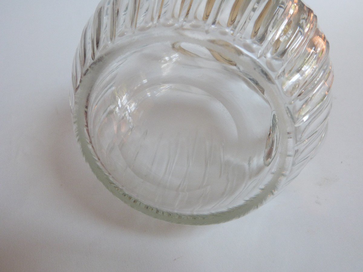 Risler & Carre Louis XVI Style Crystal And Sterling Silver Ewer-photo-3