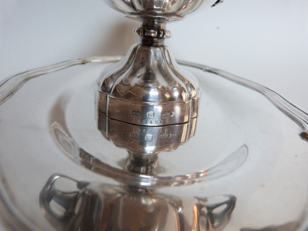 Christofle Grande Saucière Sur Piedouche XIXeme -photo-2