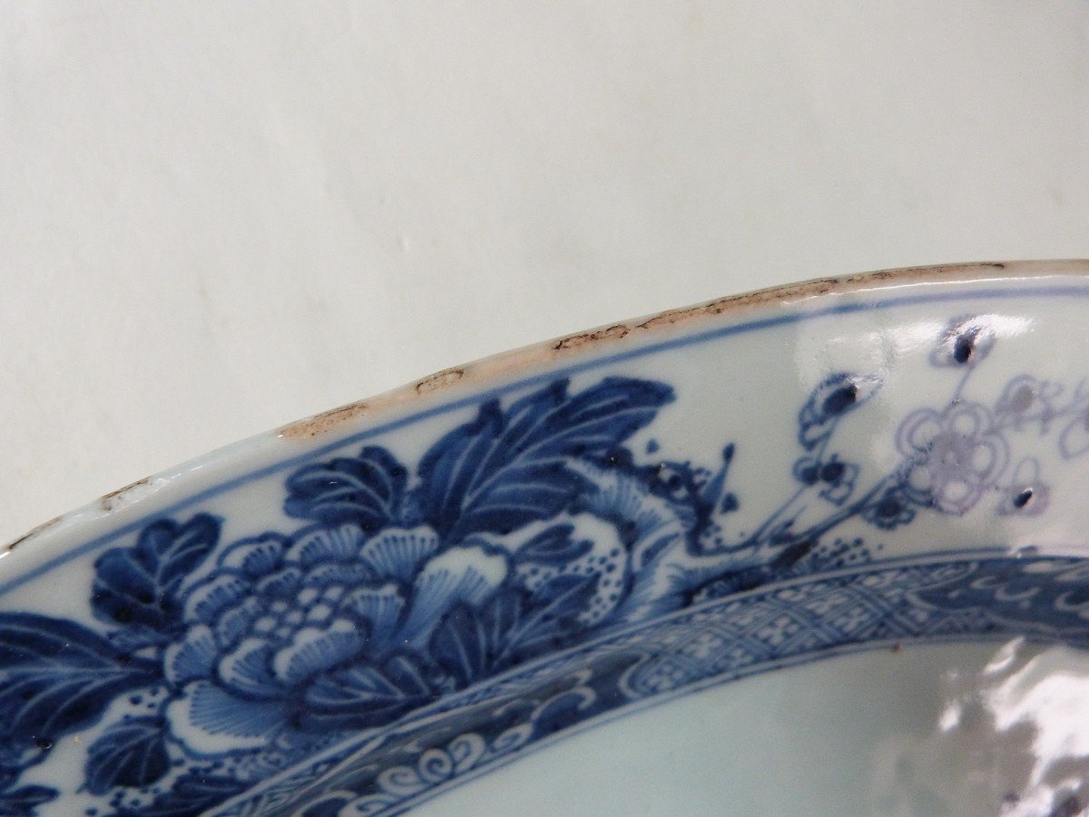 Grand Plat En Porcelaine De Chine XVIIIeme  Compagnie Des Indes-photo-4