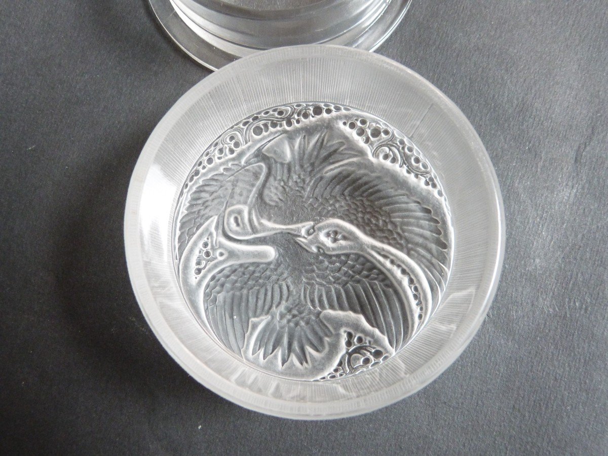 Powder Box René Lalique Rambouillet Model 1924 Herons-photo-4