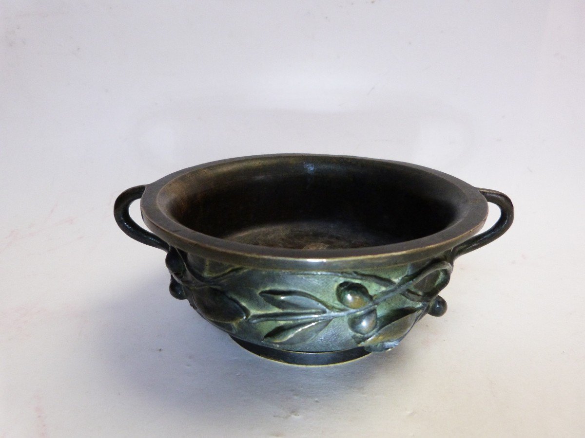 Bronze Cup After Antique 19th Century Restoration Grand Tour Period-photo-2