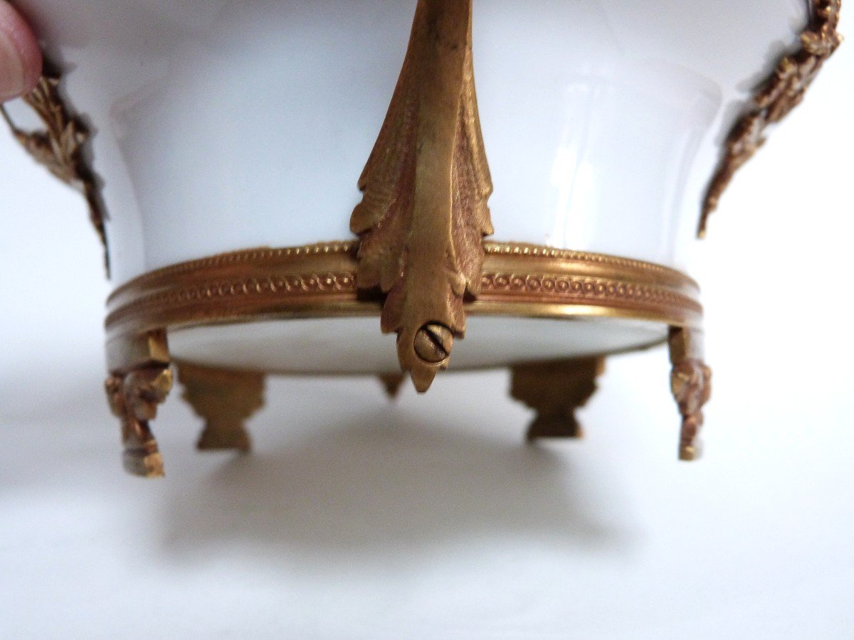 Jardinière In Sèvres Porcelain 1845 And Gilt Bronze For The Château Des Tuileries-photo-5