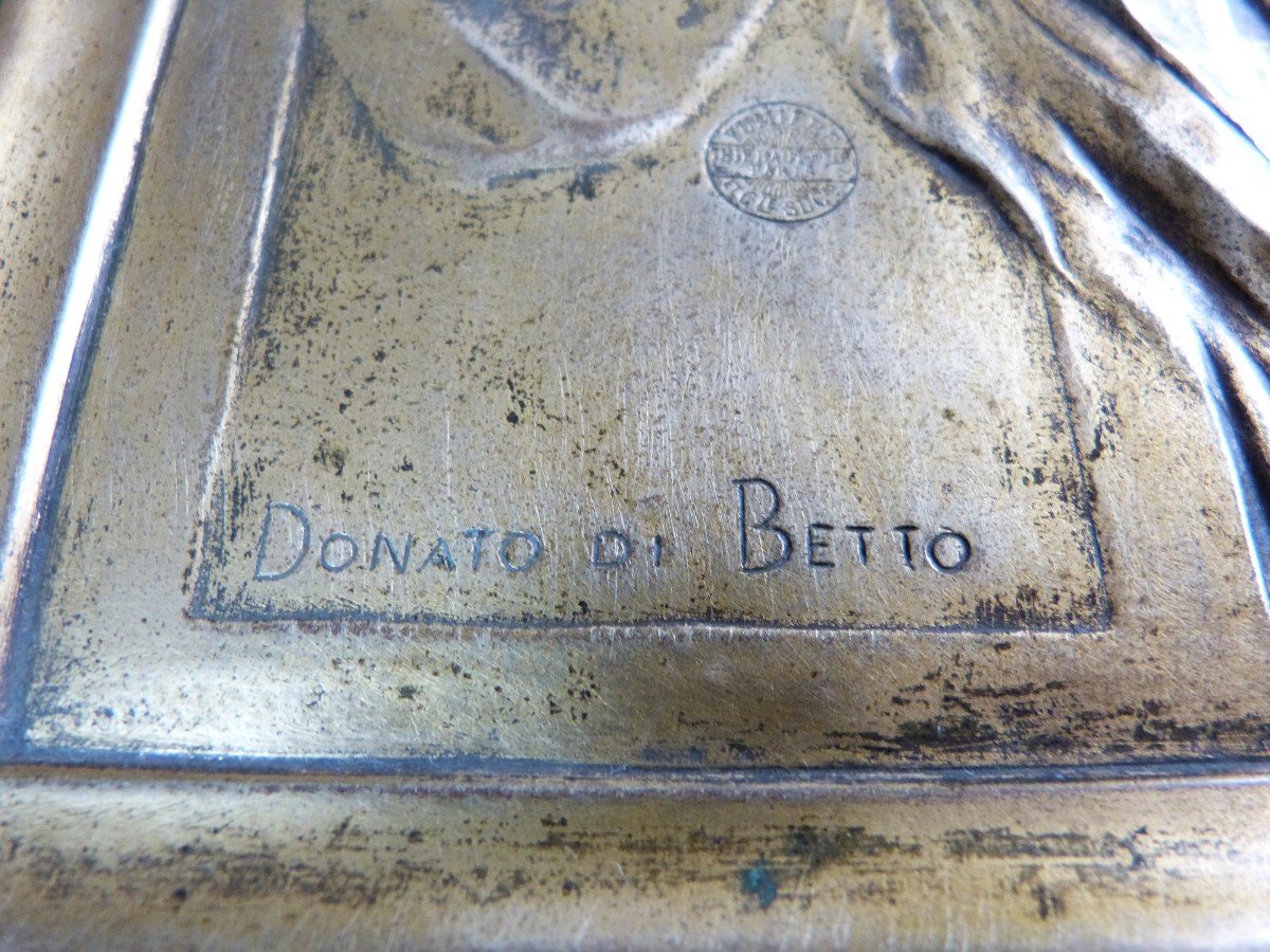 Bronze Sculpture Virgin And Child Italian Renaissance Foundry Thiebaut Fumière Lost Wax-photo-4