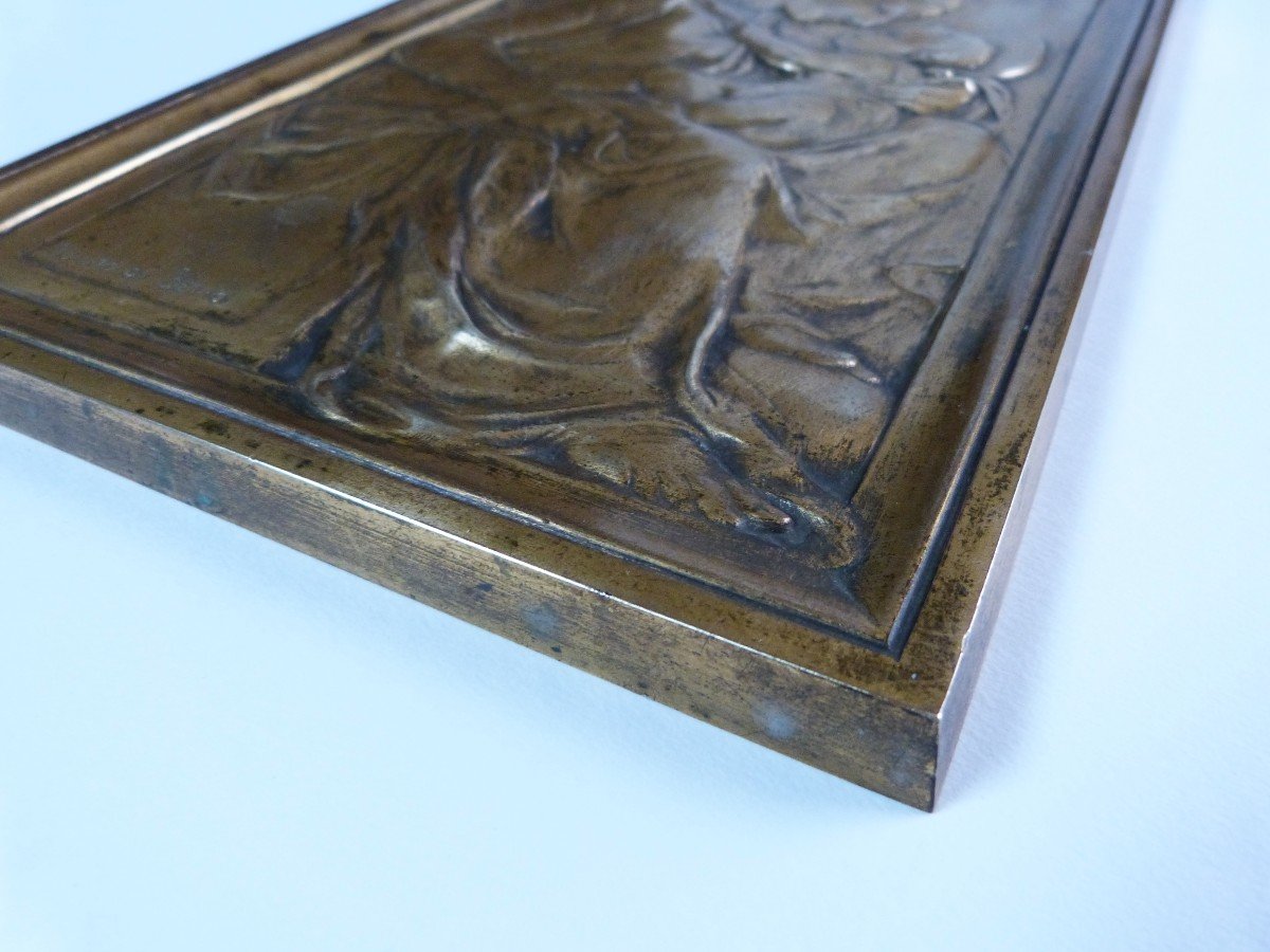 Bronze Sculpture Virgin And Child Italian Renaissance Foundry Thiebaut Fumière Lost Wax-photo-4