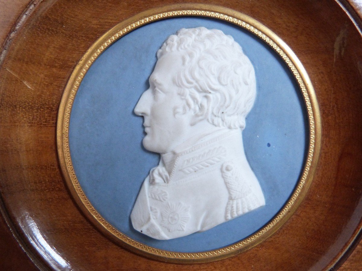 Alexandre Brachard Miniature Profil Du Duc De Wellington Porcelaine De Sèvres-photo-2