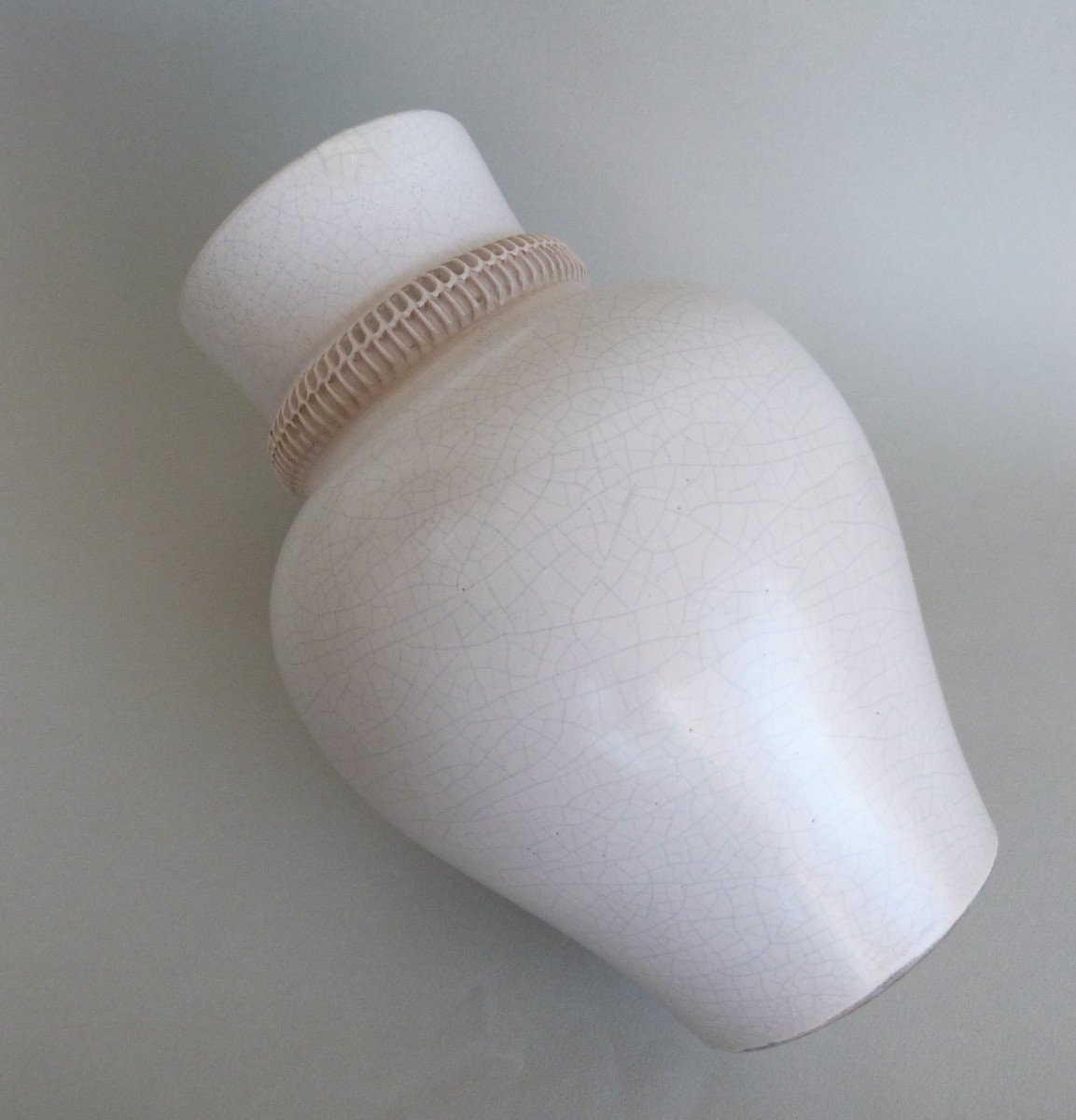 Pol Chambost Vase émaillé Craquelé -photo-4