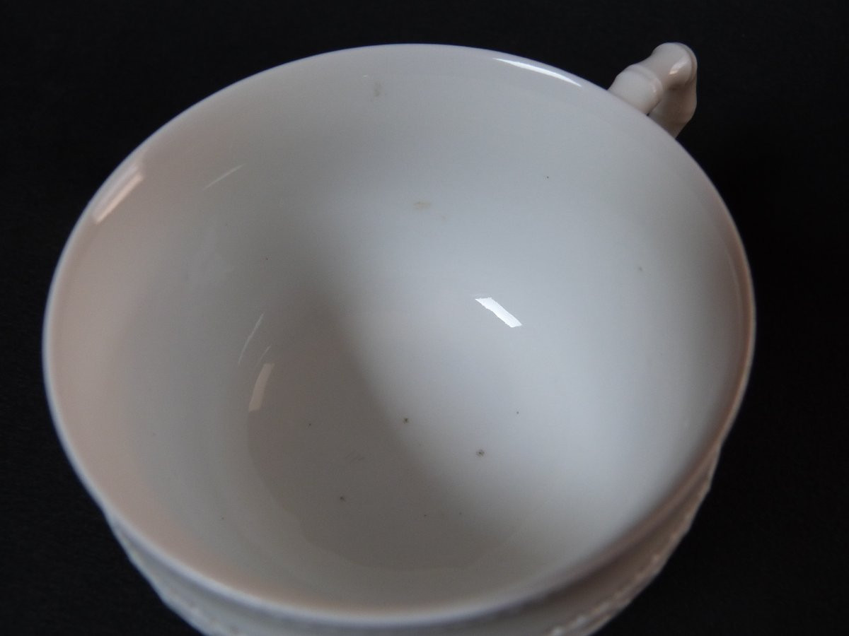 Chinese Reticulated Decor Cup In Sèvres Porcelain 1870 And 75 -photo-3