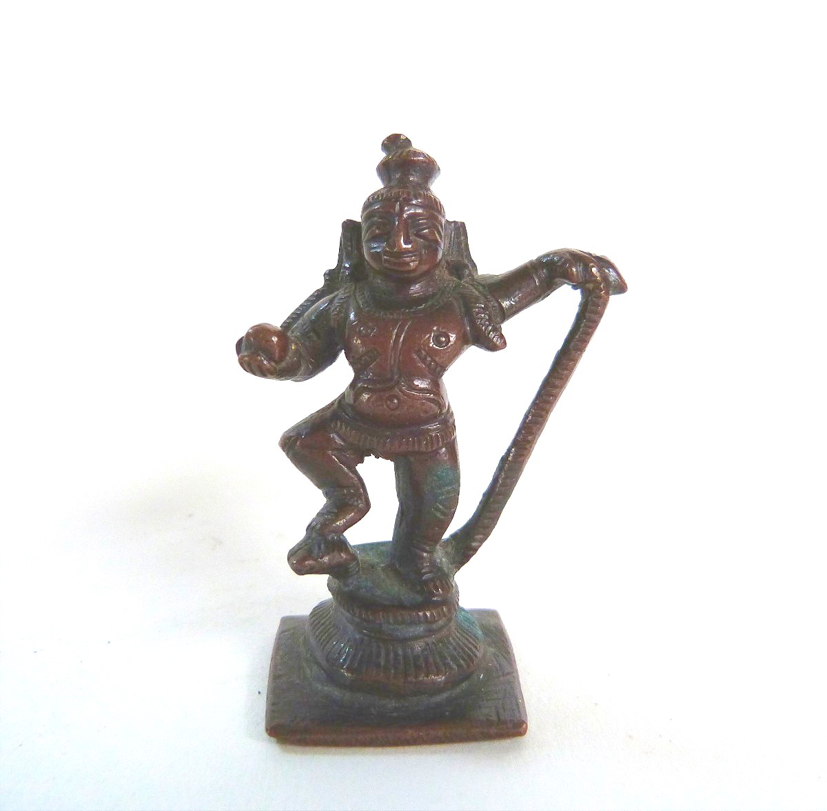 statuette en bronze Inde du Sud Krishna  XVIIIeme - XIXeme