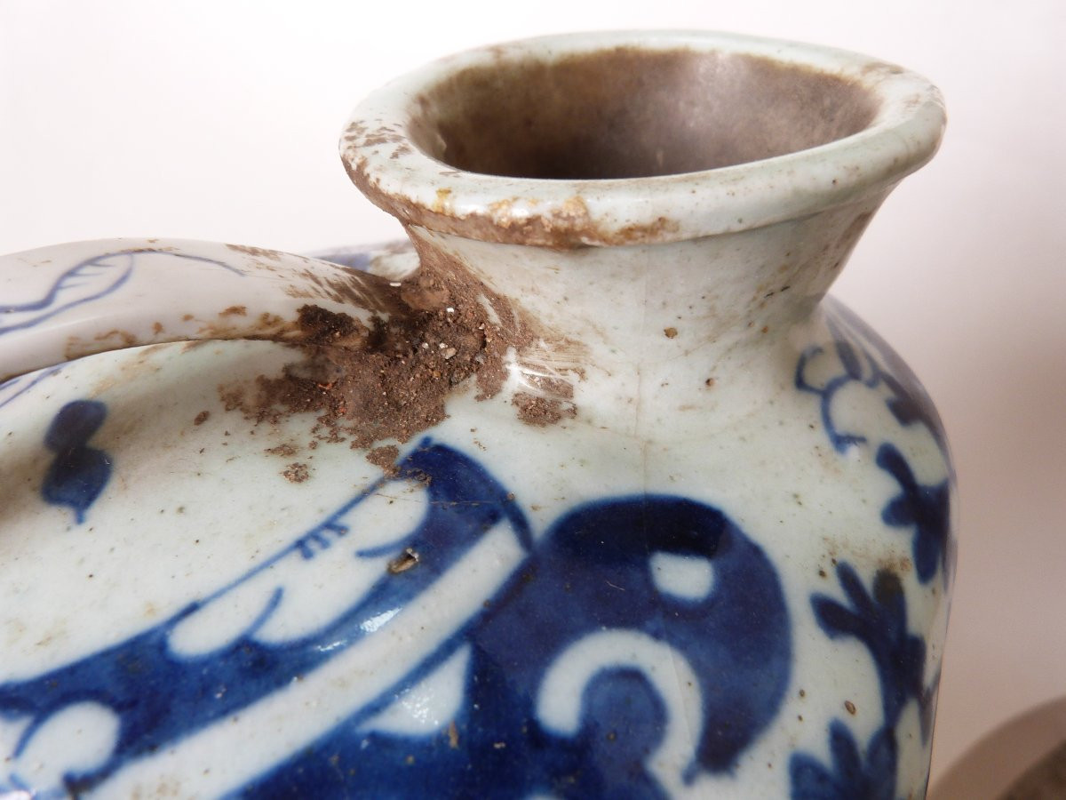 pistolet en porcelaine de Chine du XVIII eme siècle -photo-4