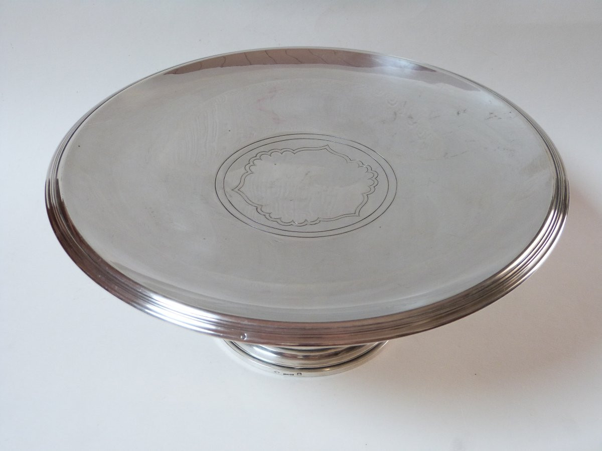 Cardeilhac grande coupe présentoir en argent massif -photo-2