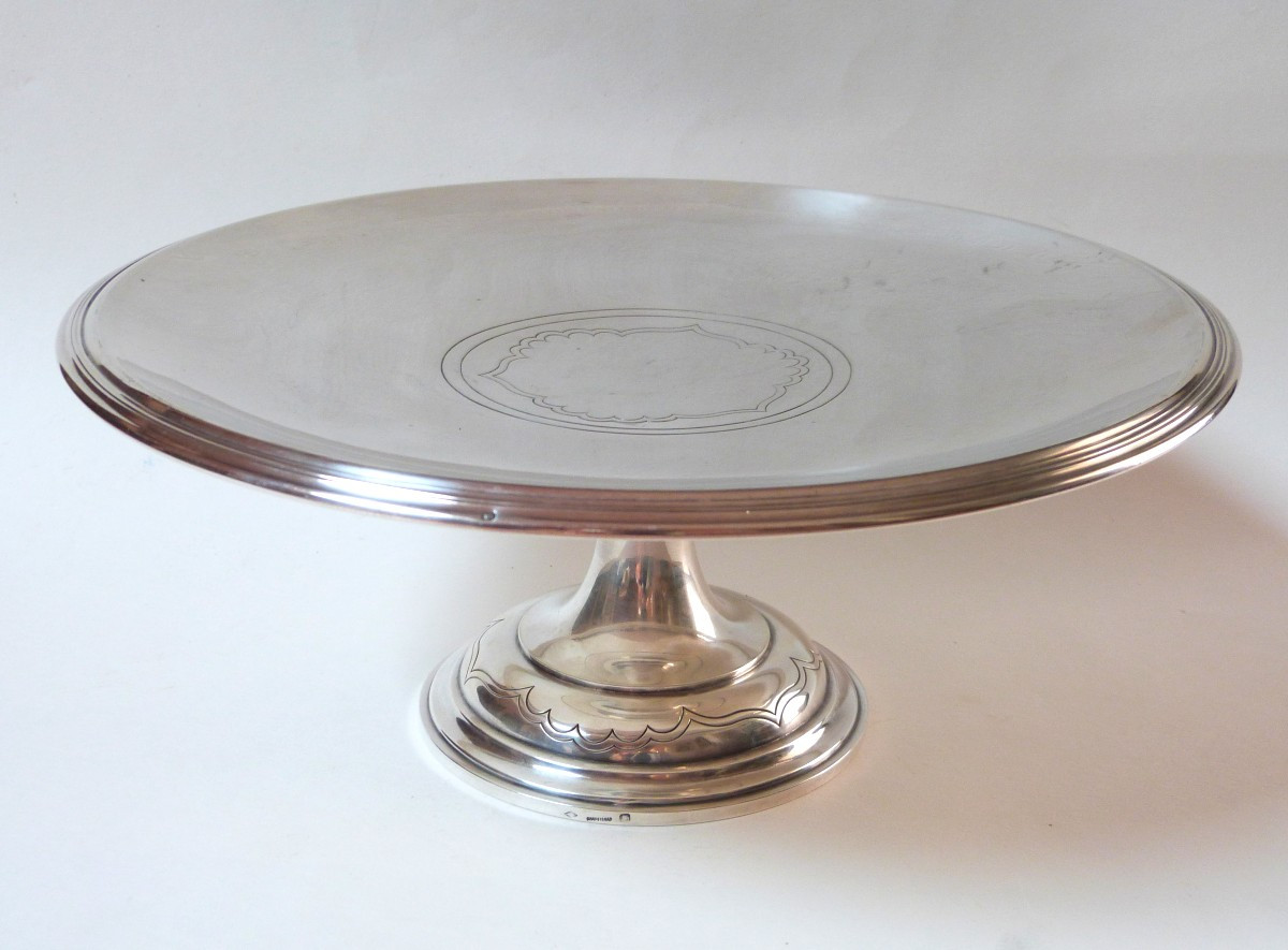 Cardeilhac grande coupe présentoir en argent massif 
