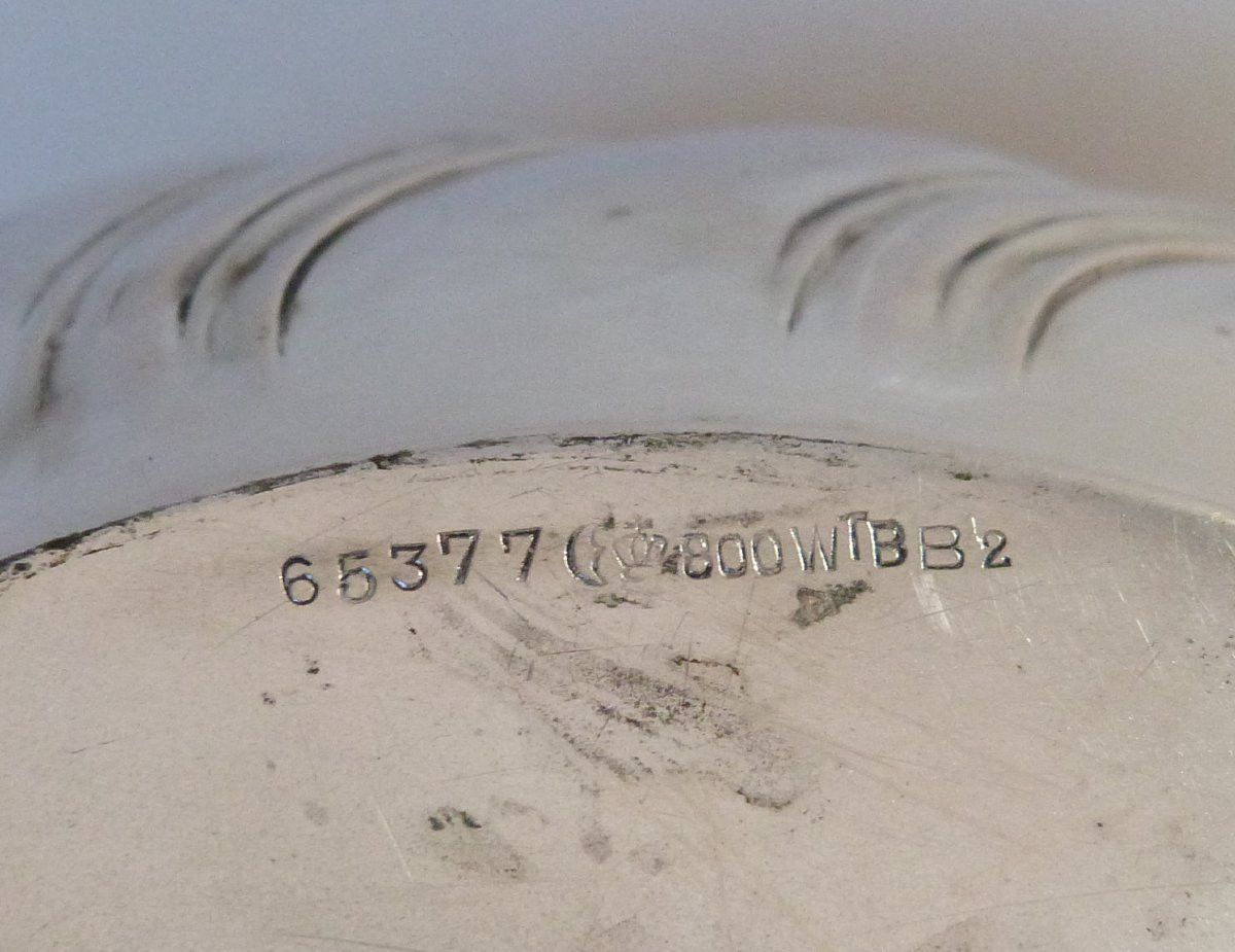 coupe en argent massif Allemagne XIXeme Wilhelm Binder -photo-4