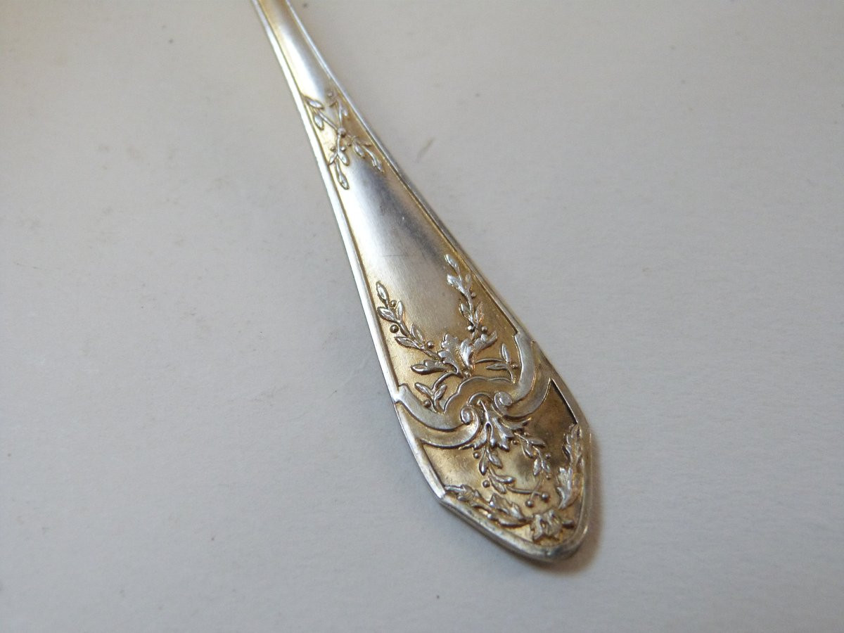 sucrier en porcelaine et argent massif Paris Sèvres Orfèvre Henri Lapeyre -photo-4