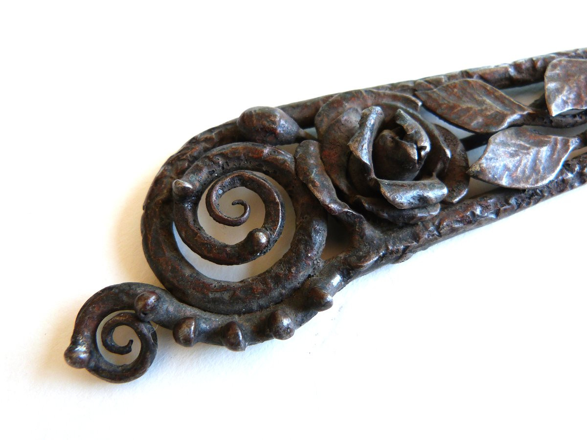 Art Deco Wrought Iron Letter Opener-photo-2