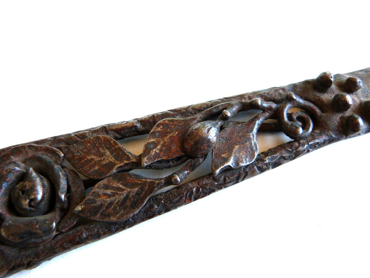 Art Deco Wrought Iron Letter Opener-photo-3