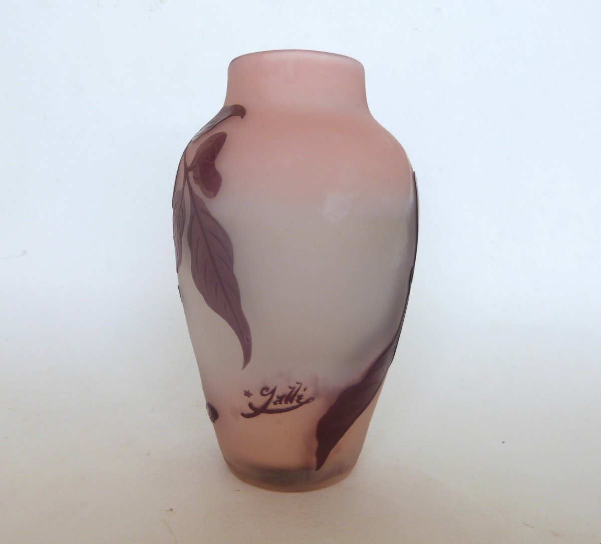 Ets Gallé Signature Star Art Nouveau Vase -photo-4