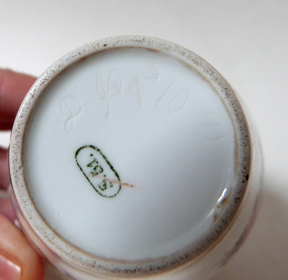 Sèvres 1851 Porcelain Milk Jug With Napoleon III Flower Decoration-photo-6