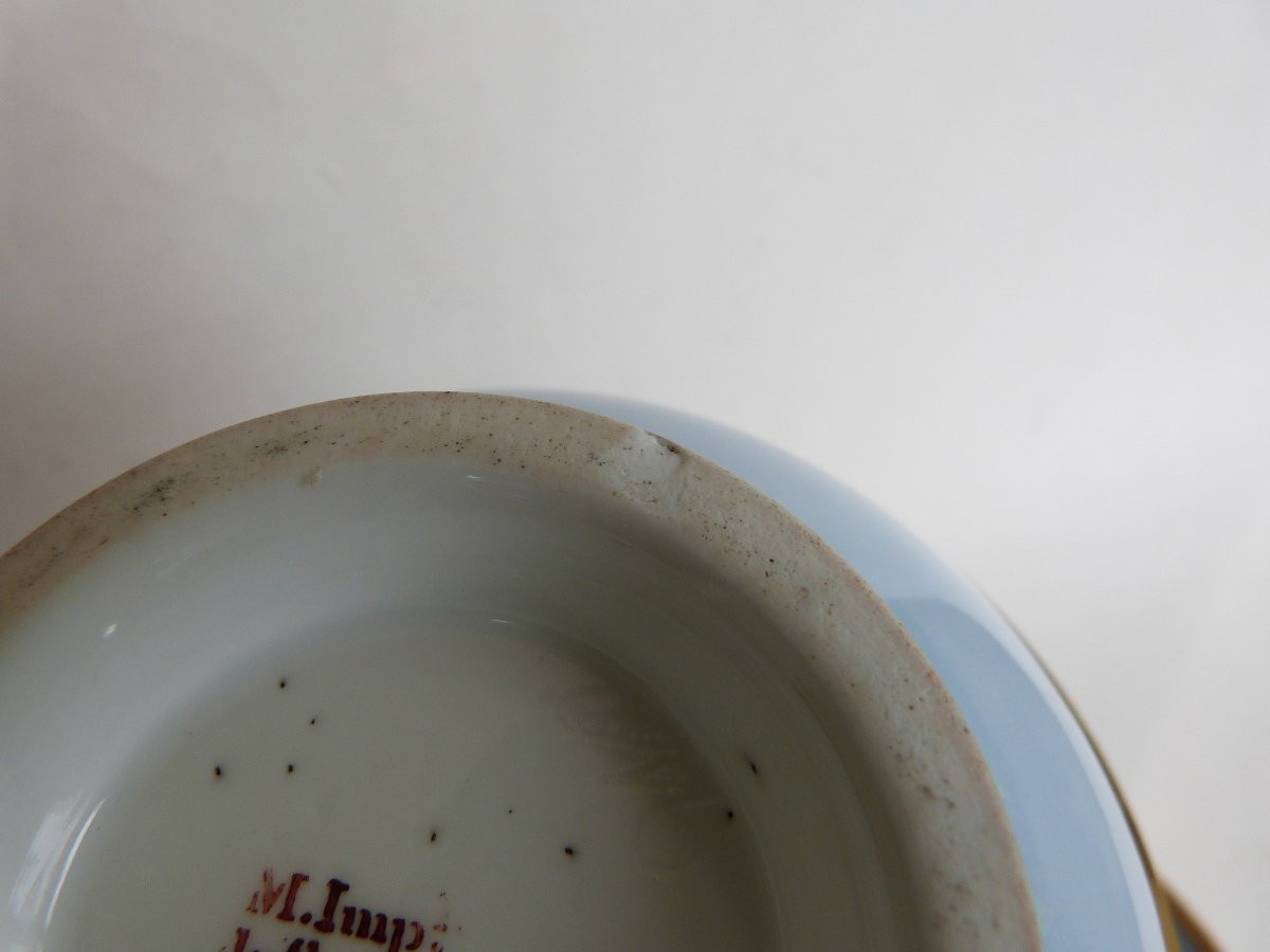 Sèvres 1809 Blue Agate Bowl From The Empire Period-photo-7