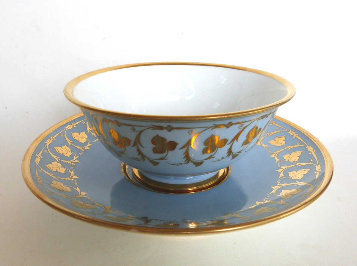 Sèvres 1809 Blue Agate Bowl From The Empire Period