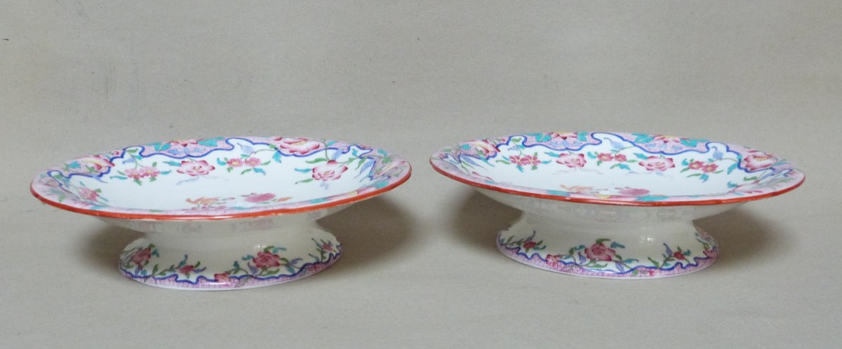 Minton pour Bordier Geneva service à dessert en porcelaine anglaise -photo-3