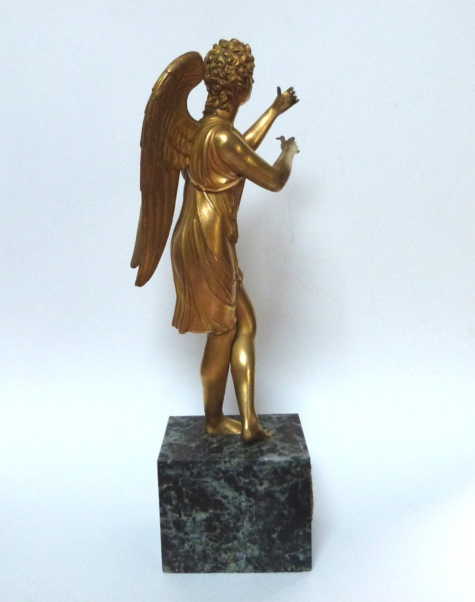 sculpture en bronze doré à l'antique d'époque empire -photo-4