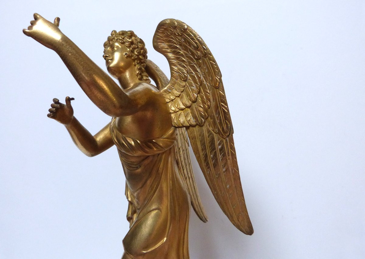 sculpture en bronze doré à l'antique d'époque empire -photo-3
