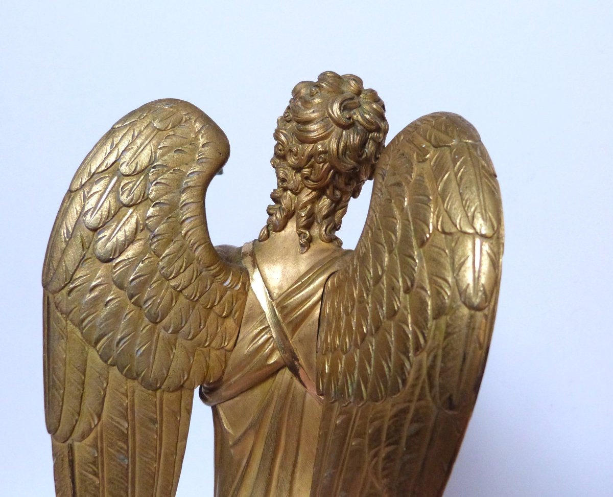 sculpture en bronze doré à l'antique d'époque empire -photo-6