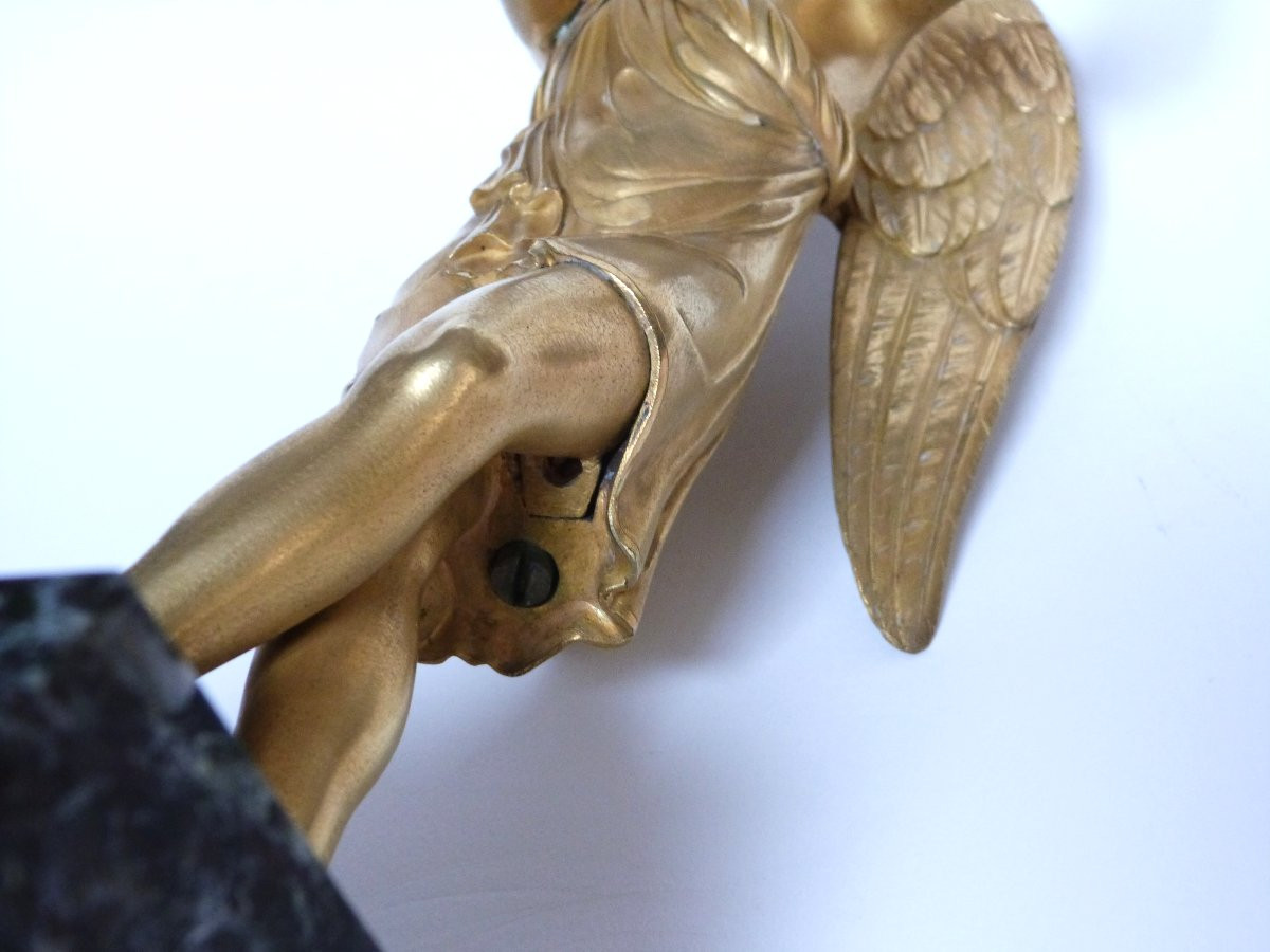sculpture en bronze doré à l'antique d'époque empire -photo-7