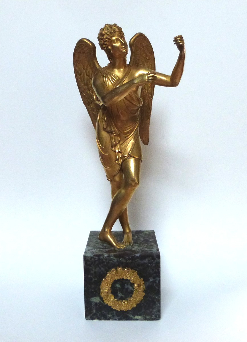 sculpture en bronze doré à l'antique d'époque empire 