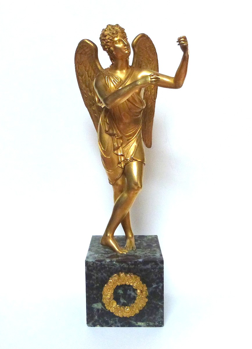 sculpture en bronze doré à l'antique d'époque empire 