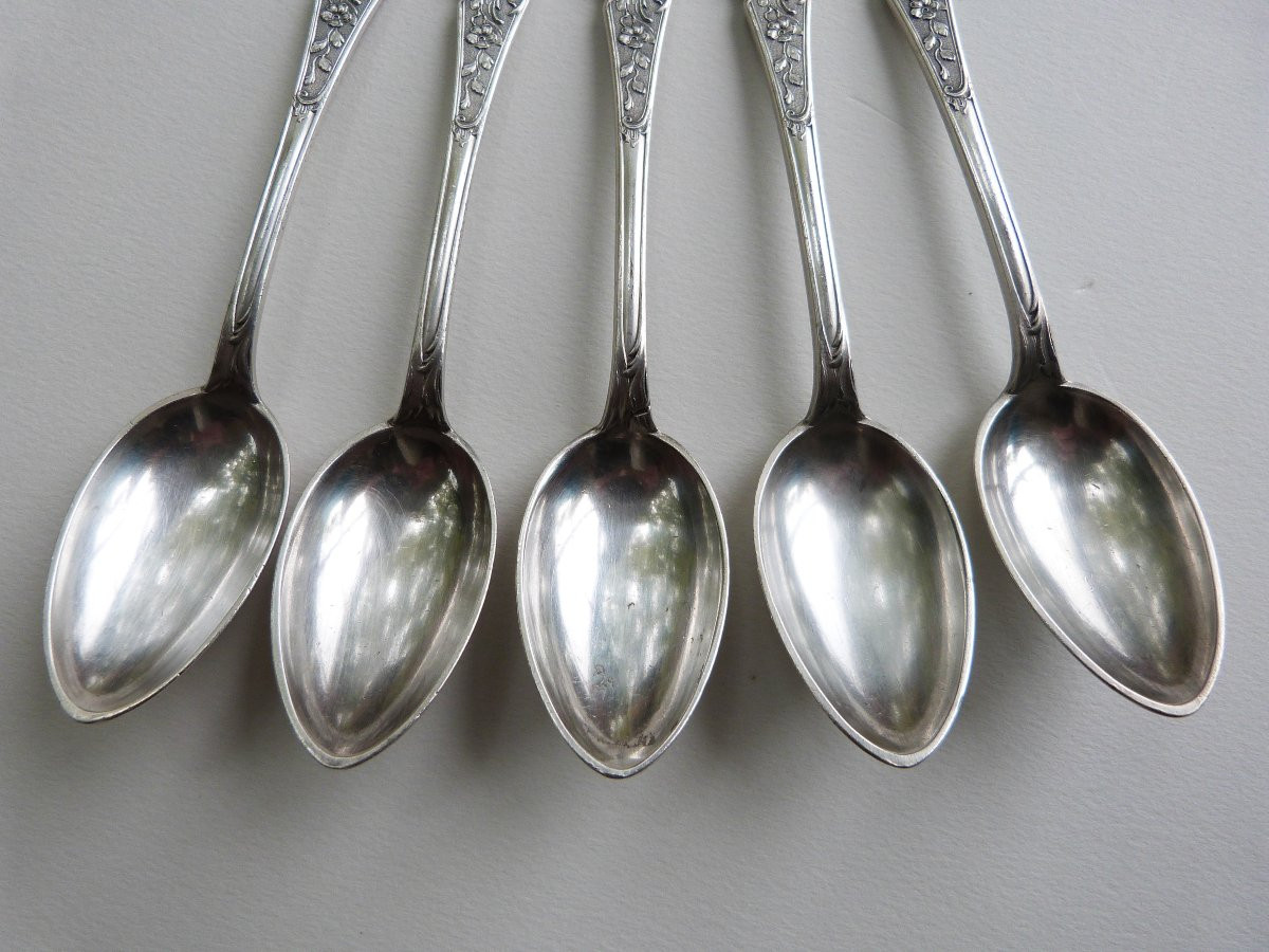 Morozov Solid Silver Spoons From Imperial Russia -photo-4