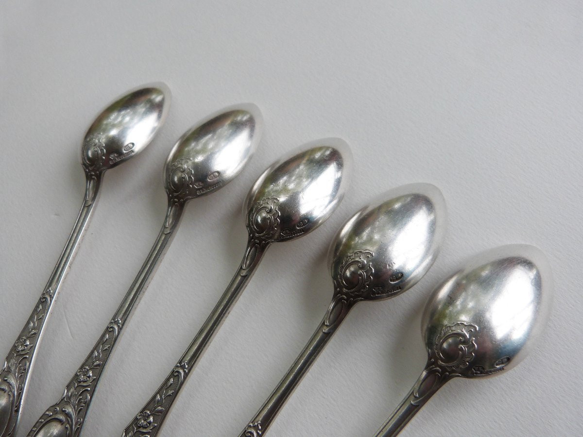 Morozov Solid Silver Spoons From Imperial Russia -photo-4
