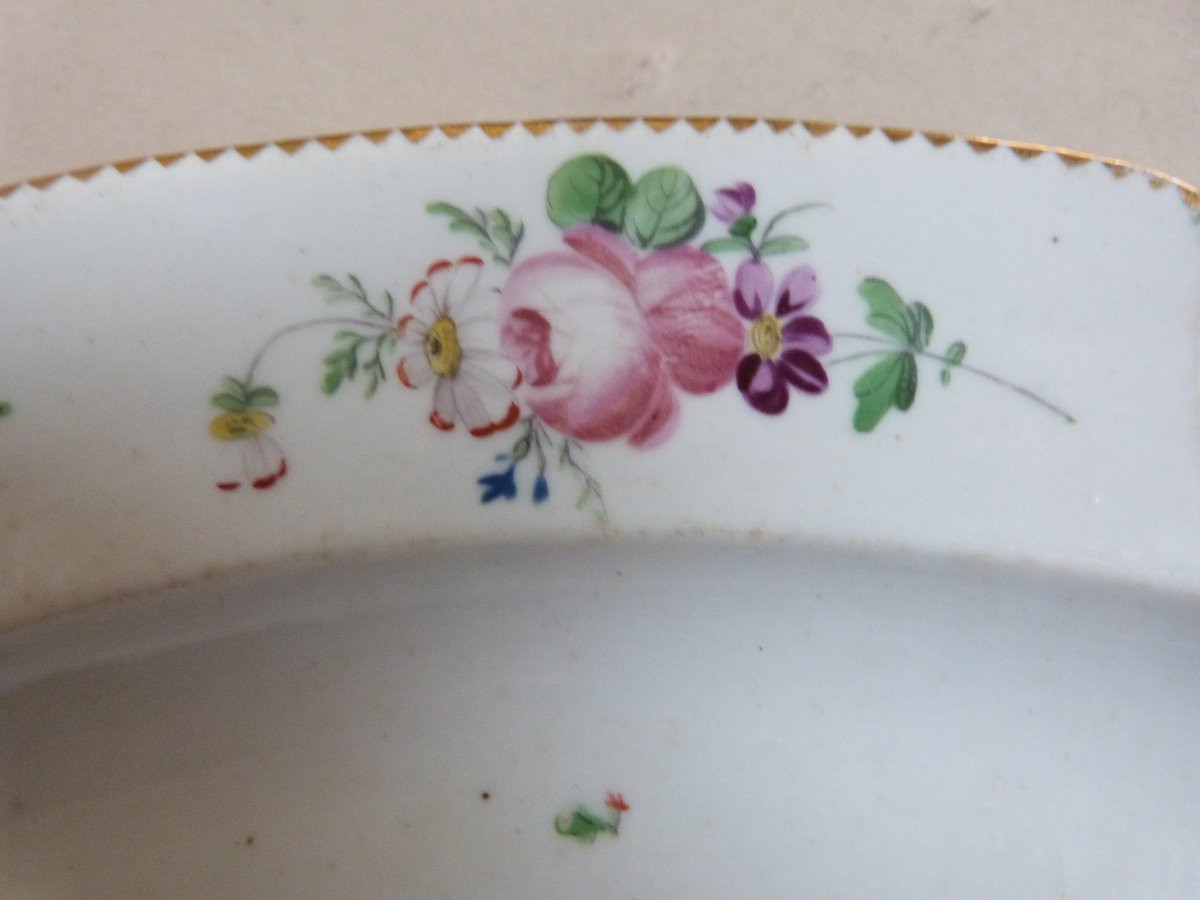 plat en porcelaine de Paris XVIIIeme époque Louis XVI-photo-3
