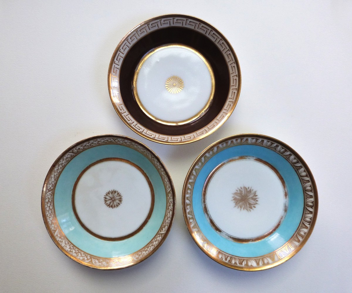 Dilh And Guerard Porcelain Liter Cups From Paris, Late 18th Century